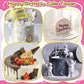 40 PCS Happy Birthday Cake Toppers Mirror Acrylic Toppers with 10 Styles 4 Colors for Birthday Party Cake Desserts Pastries