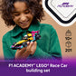LEGO Speed Champions F1 ACADEMY Race Car Building Toy - Pretend Play Racing Vehicle W/ F1 ACADEMY Minifigure - Play & Display Toy Car for Boys