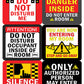 Creanoso Do Not Disturb My Room Stickers (12 des. x 2pcs ea.)