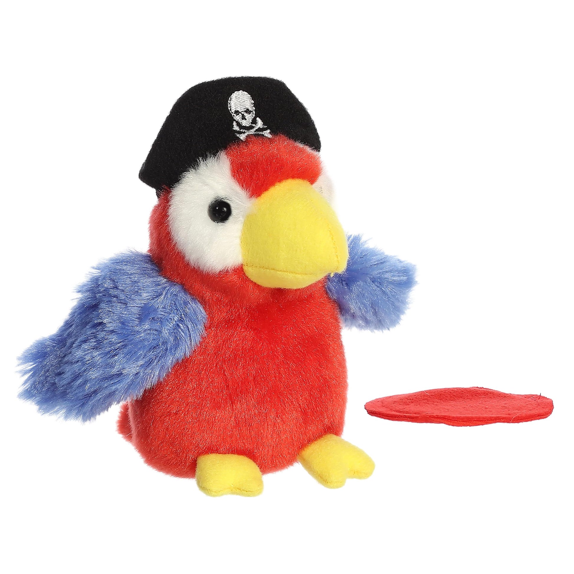 Aurora® Adorable Shoulderkins™ Swashbuckler Parrot™ Stuffed Animal - Fun Buddy that Can Go Everywhere with You - Perfect for Kids 3+ Years
