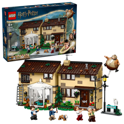 LEGO Harry Potter Privet Drive: Aunt Marge’s Visit Kids Toy - Buildable Book Nook and Room Decor for Boys and Girls, Ages 8+ - Collectible Harry