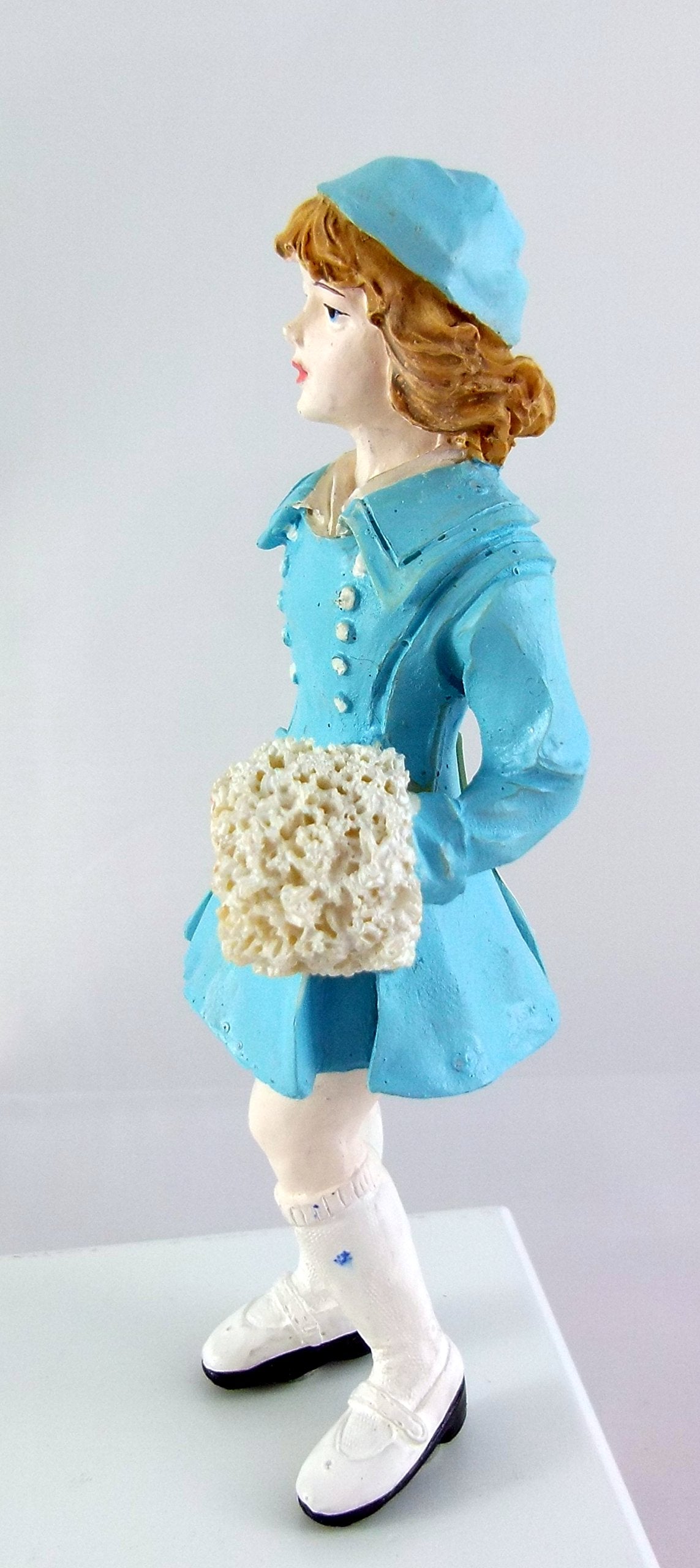 Dollhouse Miniature 1:12 Scale Abby Girl with Coat #T8244