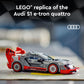 LEGO Speed Champions Audi S1 e-tron Quattro Race Car Toys - Building Toys for Kids, Boys & Girls, Ages 9+ - Design Details & 1 Minifigure - Car Model