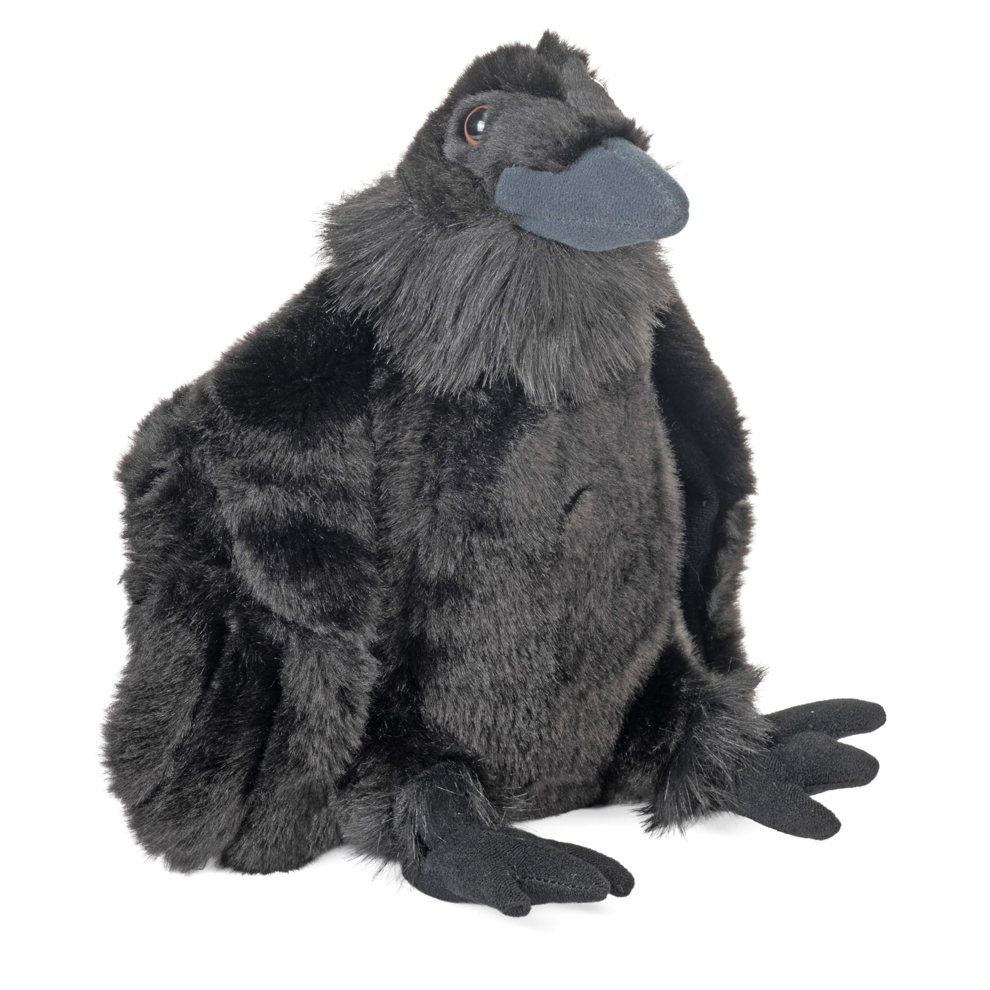 Wild Republic Raven Plush, Cuddlekins, Stuffed Animal, Soft Toy, Gifts for Kids, 12 Inches
