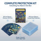 GuarditechProX 100+100 Double Sleeve Bundle - Matte Art Card Sleeves & Tight Fit Inner Sleeves, Acid-Free Standard Size Deck Protectors with Storage