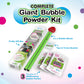 WOWmazing Giant Bubble Powder Kit: Include Large Bubble Wand and 3 Packet of Big Bubble Powder (Makes 3 Gallons) | Outdoor Toy for Kids, Boys, Girls |