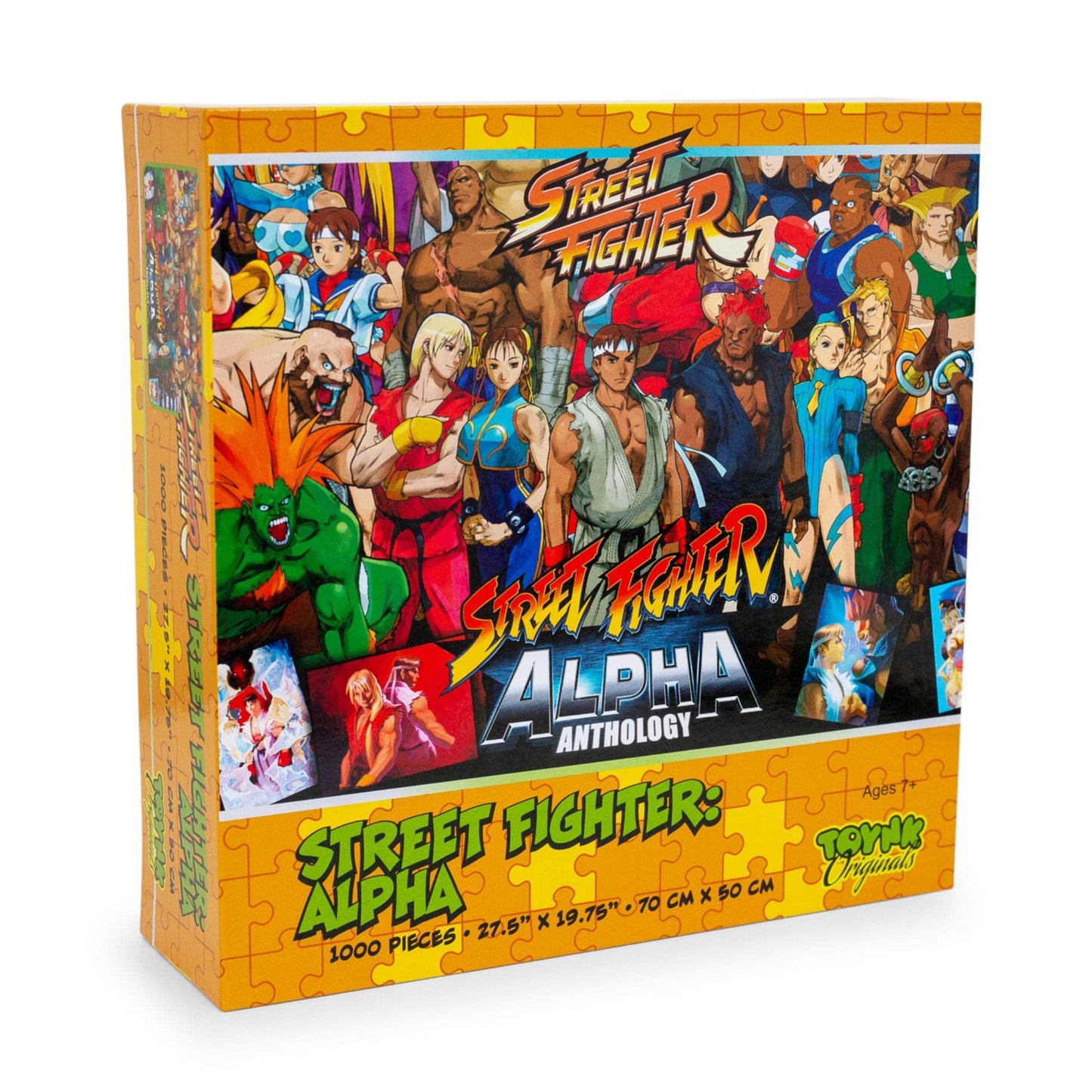 Street Fighter: Alpha Collage 1000-Piece Jigsaw Puzzle | Brain Teaser, Building Kit Activities | 28 x 20 Inches