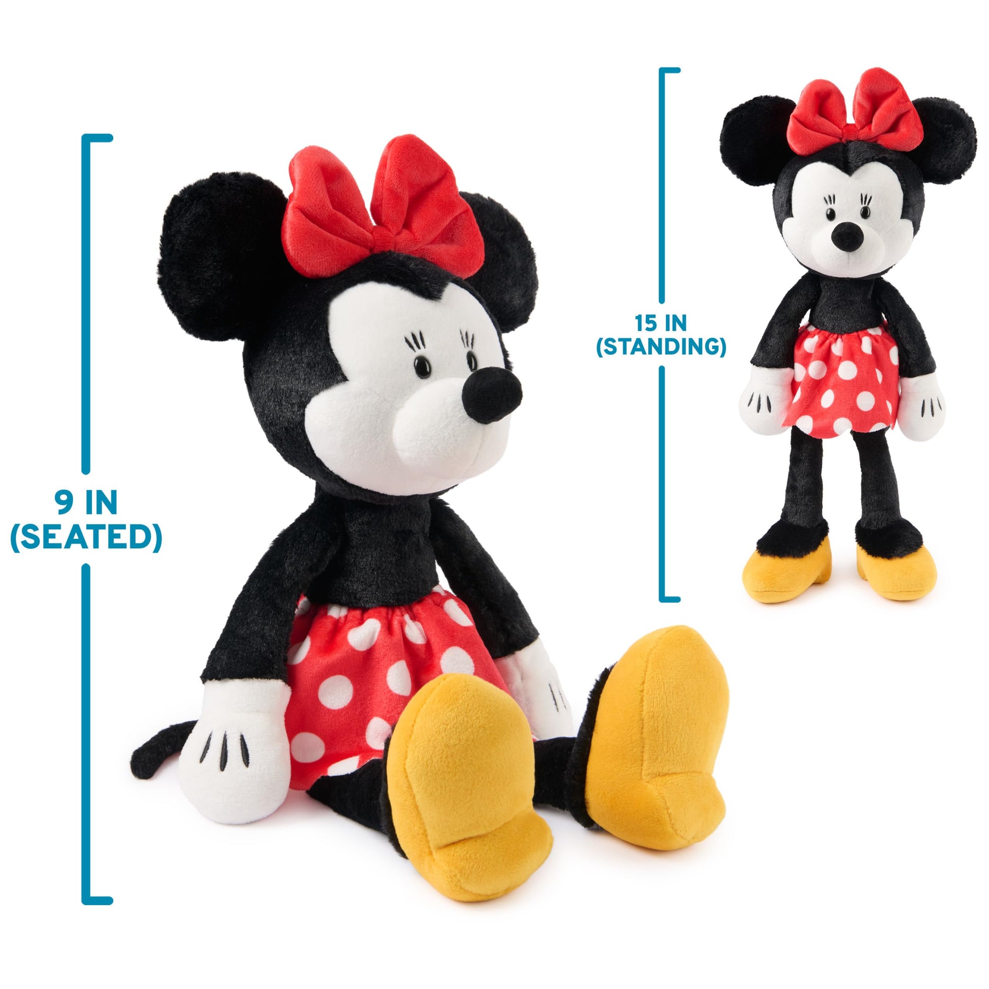 GUND Disney Official Minnie Mouse Toothpick 15-Inch Plush Toy for Ages 1+