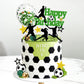 31 PCS Soccer Cake Topper Soccer Ball Player Cake Decorations for Soccer Football Theme Birthday (Black)