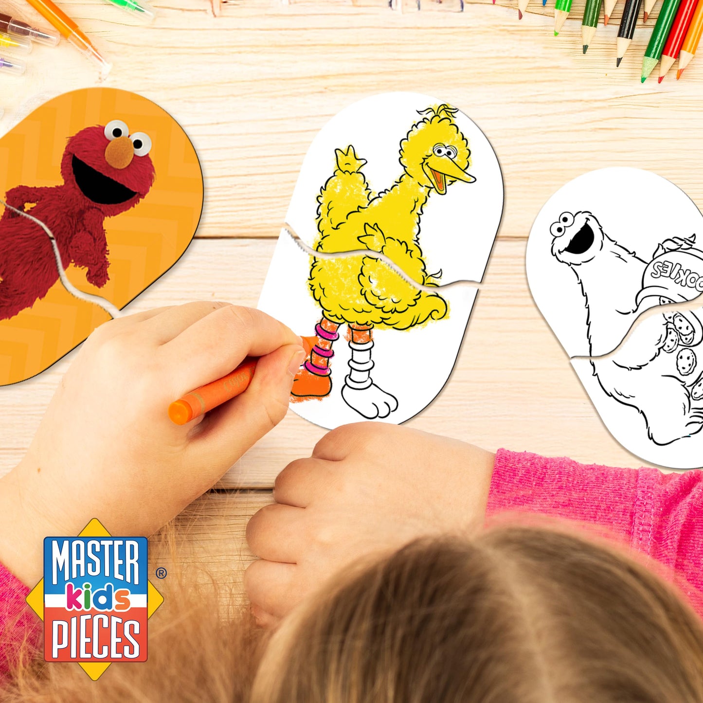 MasterPieces Kids Games - Sesame Street Heads & Toes Matching Game - Fun and Educational - Laugh and Learn