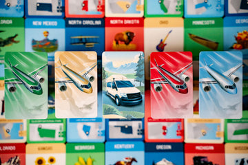10 Days in The USA | Family Road Trip Board Game for All Ages | Designed by Alan Moon - Designer of Ticket to Ride | 2-4 Players | 30 Min | Ages 8