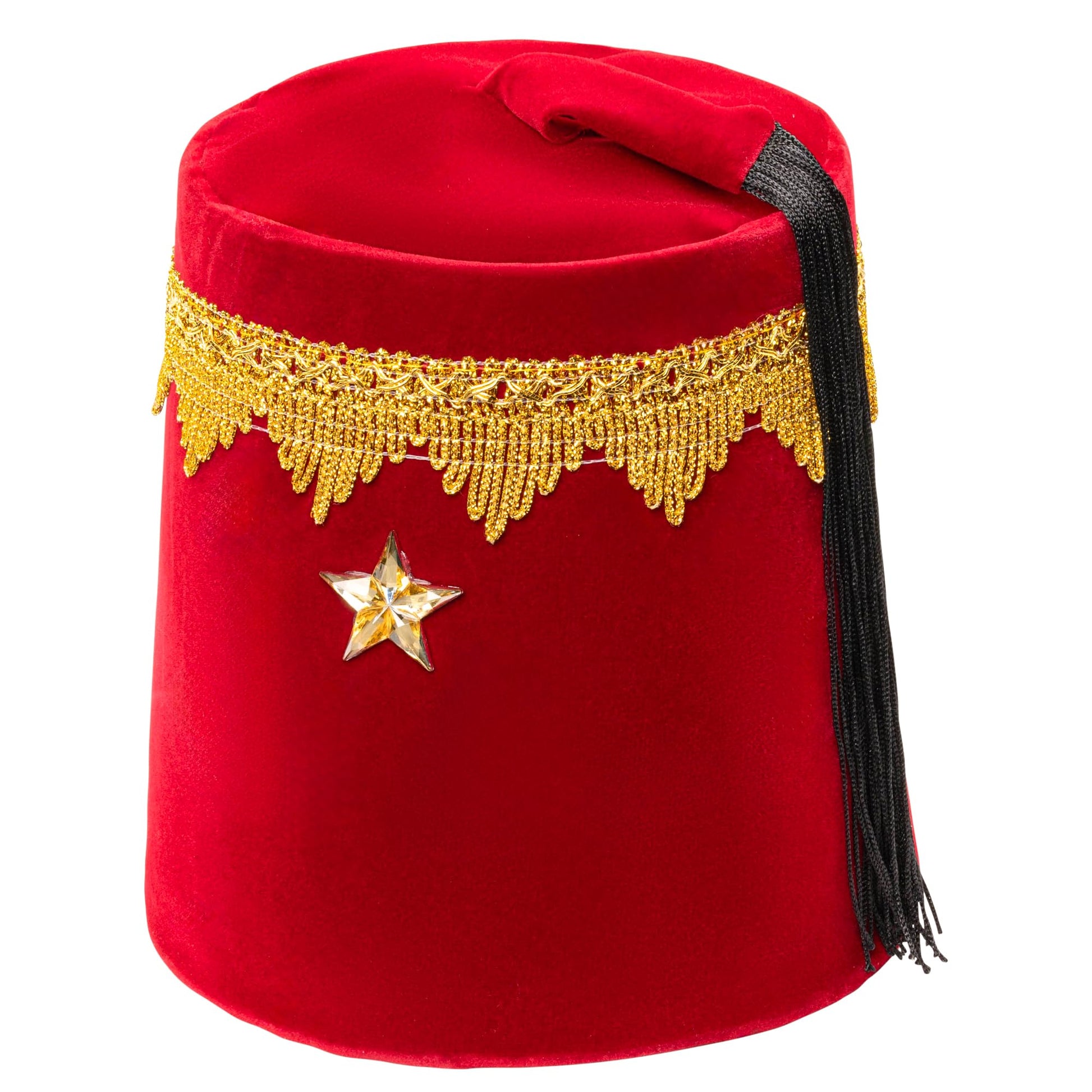 Dress Up America Red Fez Hat - Turkish Costume Hat - Moroccan Tarboosh/Tarboush (Kids)