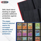BCW Basics Folio 9-Pocket Card Album - Black | Archival Safe, Side-Loading Binder | Premium Storage Solution for Trading Cards, Sports Cards, and More