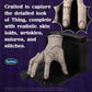 Royal Bobbles Wednesday Thing with Moving Fingers - 6” D x 4.5” W x 3.5” H - Collectible Bobblehead Statue