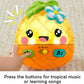 Fisher-Price Paradise Pals Magical Lights & Tunes Pineapple, electronic learning toy with music and lights for baby ages 6-36 months