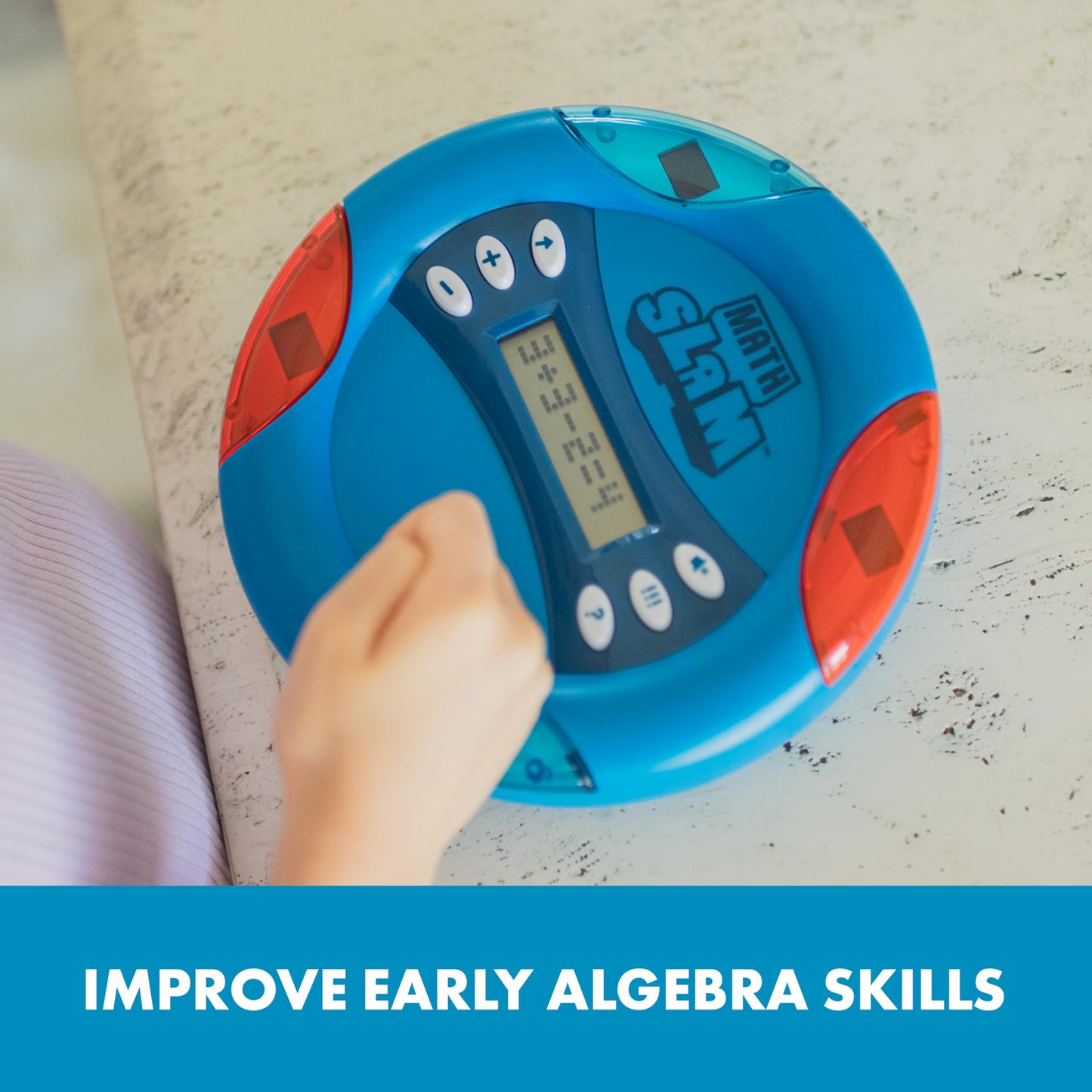 Educational Insights Math Slam - Handheld Electronic Math Games for Kids 5-7, First Grade Addition and Subtraction Games, Basic Algebra Learning Game