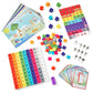hand2mind MathLink Cubes Numberblocks 1-10 Activity Set, 30 Preschool Learning Activities, Counting Blocks, Linking Cubes, Educational Toys for Kids