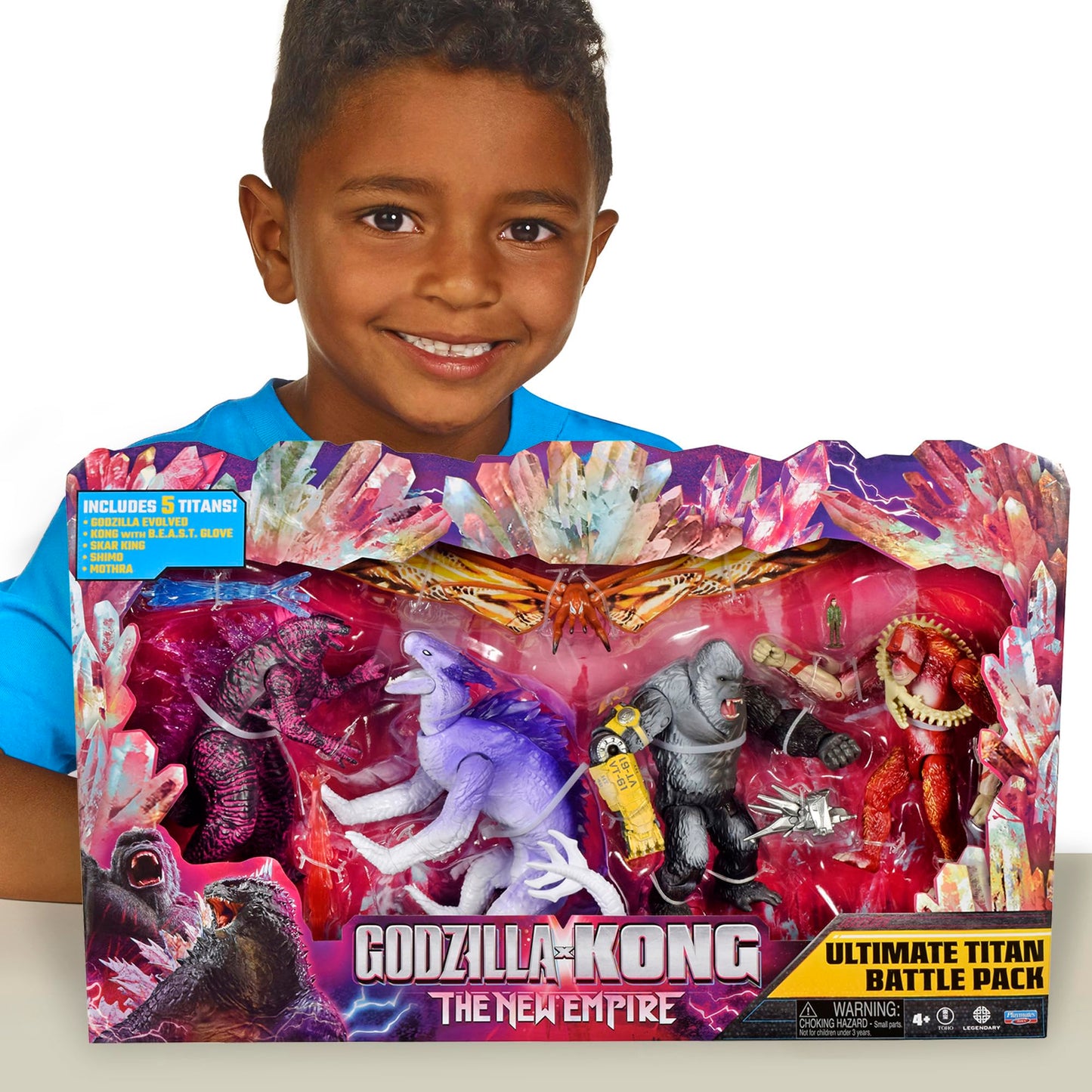 PlayMates Godzilla x Kong: Basic Figure 5-Pack Toys