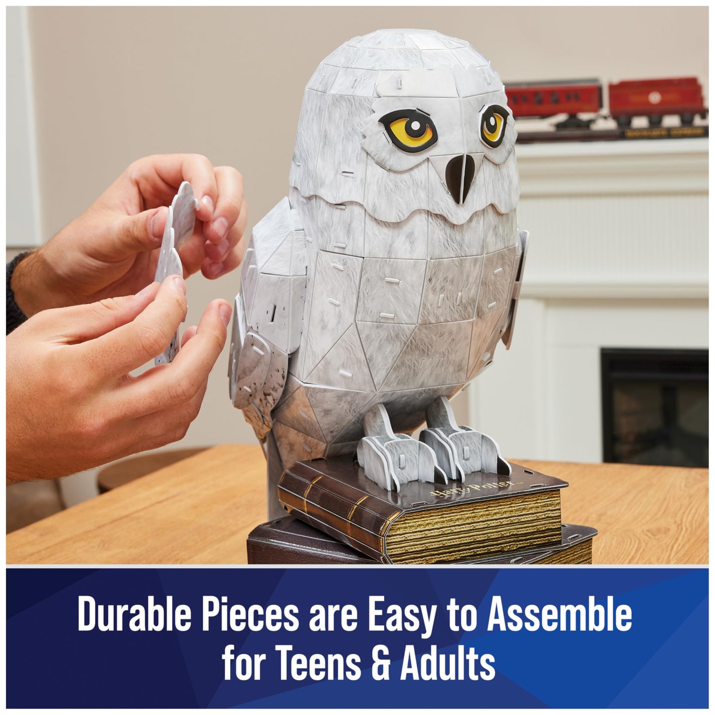 4D Build Harry Potter Hedwig the Owl 3D Puzzle Model Kit for Adults