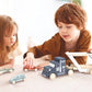 SPEEDY MONKEY Wooden Car Transporter Truck Toy Double Deck Carrier Set