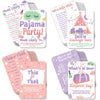 Big Dot of Happiness Pajama Slumber Party - Sleepover Activities & Games for 4 Girls, Birthday Party Group Games, Gamerific Bundle for Kids Parties
