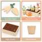 KizKnows Wooden Flower Garden Toy & Toddler Gardening Set for Kids Ages 3-5