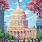 Boardwalk U.S. Capitol 210 Piece Personal Puzzle, Jigsaw Puzzles with Premium Box, Washington DC PatrioticGifts for Adults, 6"x8"