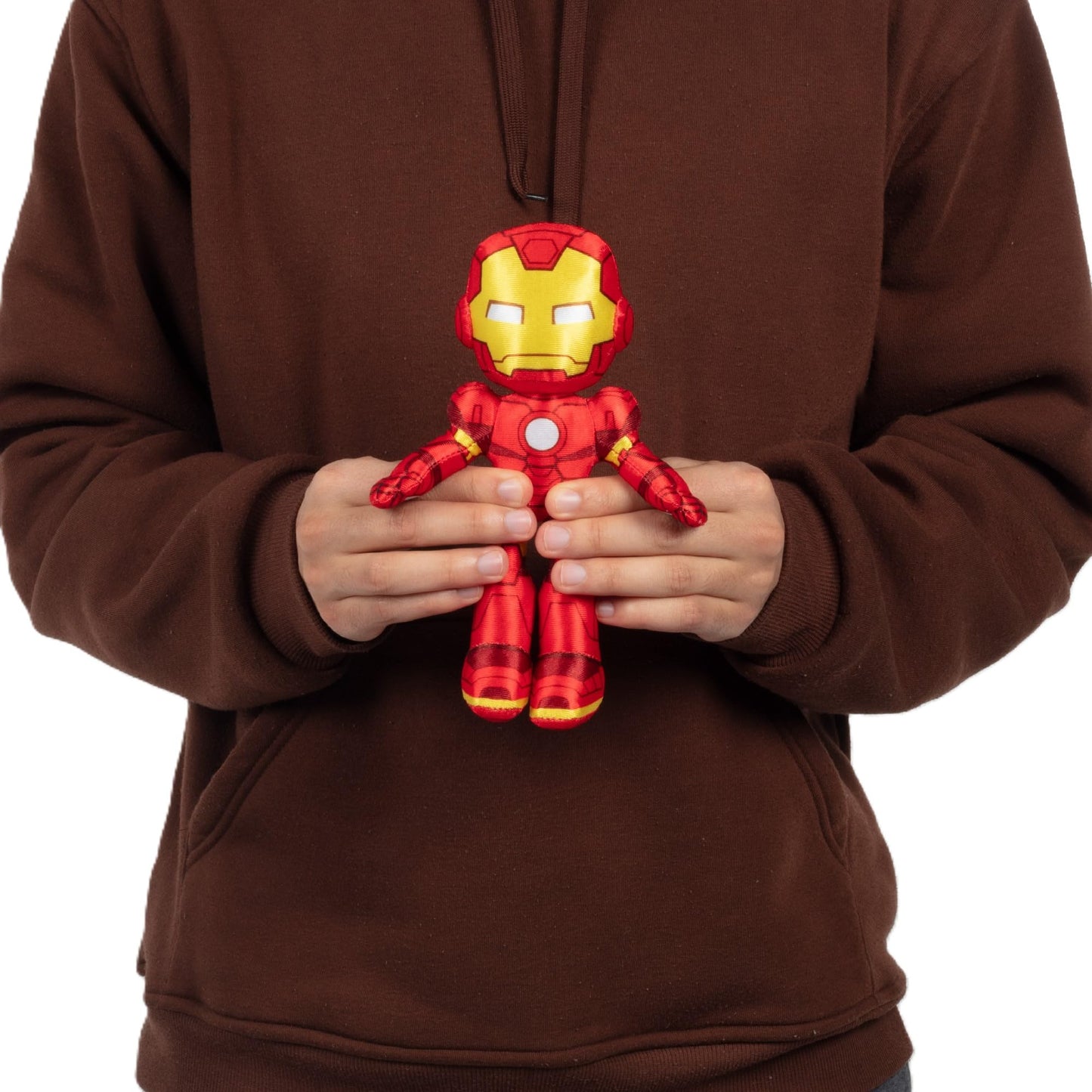 Marvel Spidey and His Amazing Friends 8" Iron Man Plush - Spider-Man Stuffed Animal Toy Figure - Officially Licensed - Spider-Verse Easter Basket