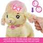 Mattel Barbie Plush Toy Playset, Hairdresser Poodle Stuffed Animal with Lights & Sounds, Plus Themed Purse & 6 Accessories, Salon Pet Adventure