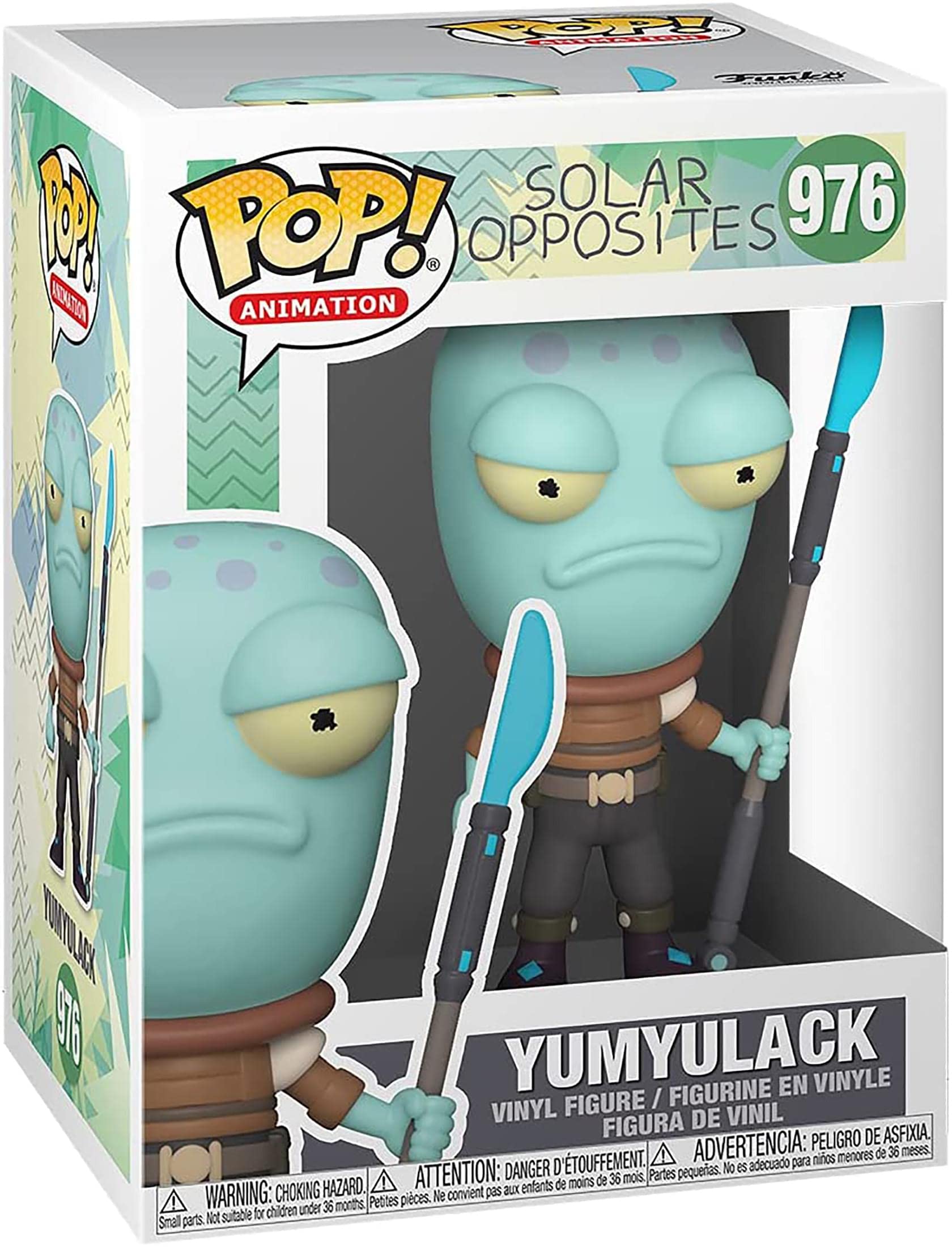 Funko POP Animation: Solar Opposites - Yumyulack Multicolor,3.75 inches
