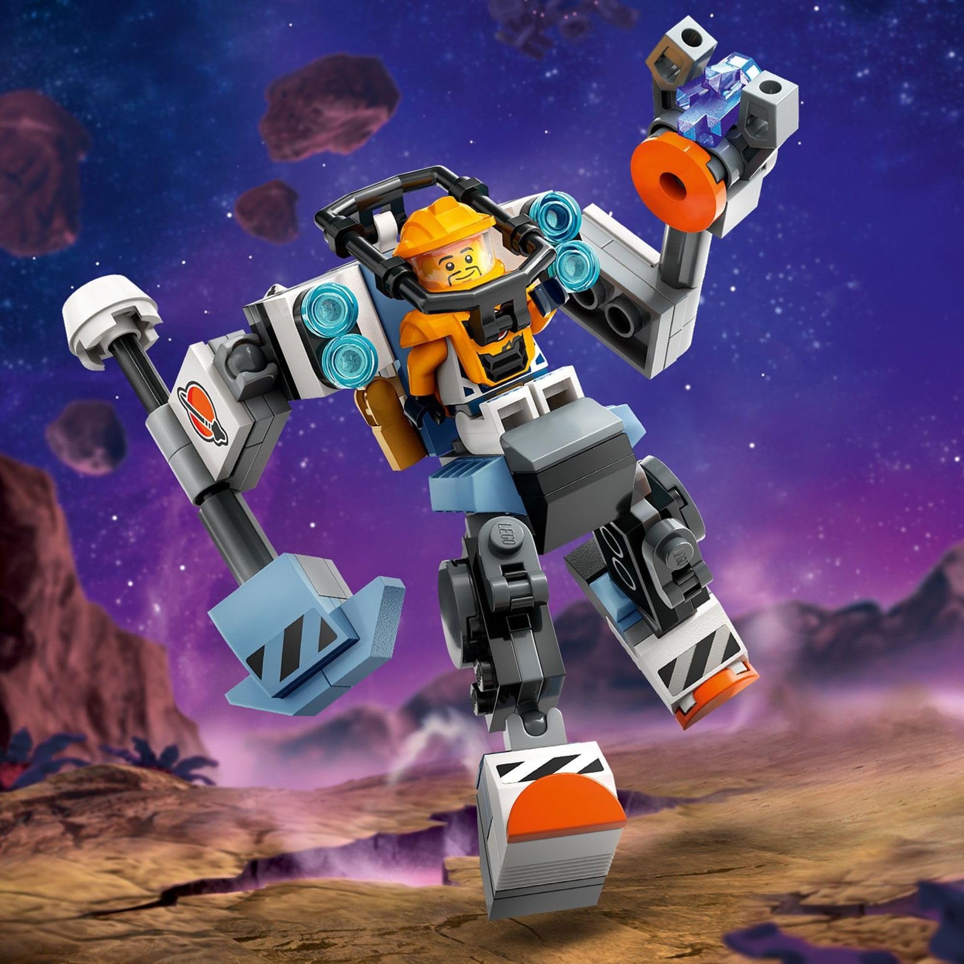 LEGO City Space Construction Mech Suit Building Set, Fun Space Toy for Kids Ages 6 and Up, Space Gift Idea for Boys and Girls Who Love Imaginative