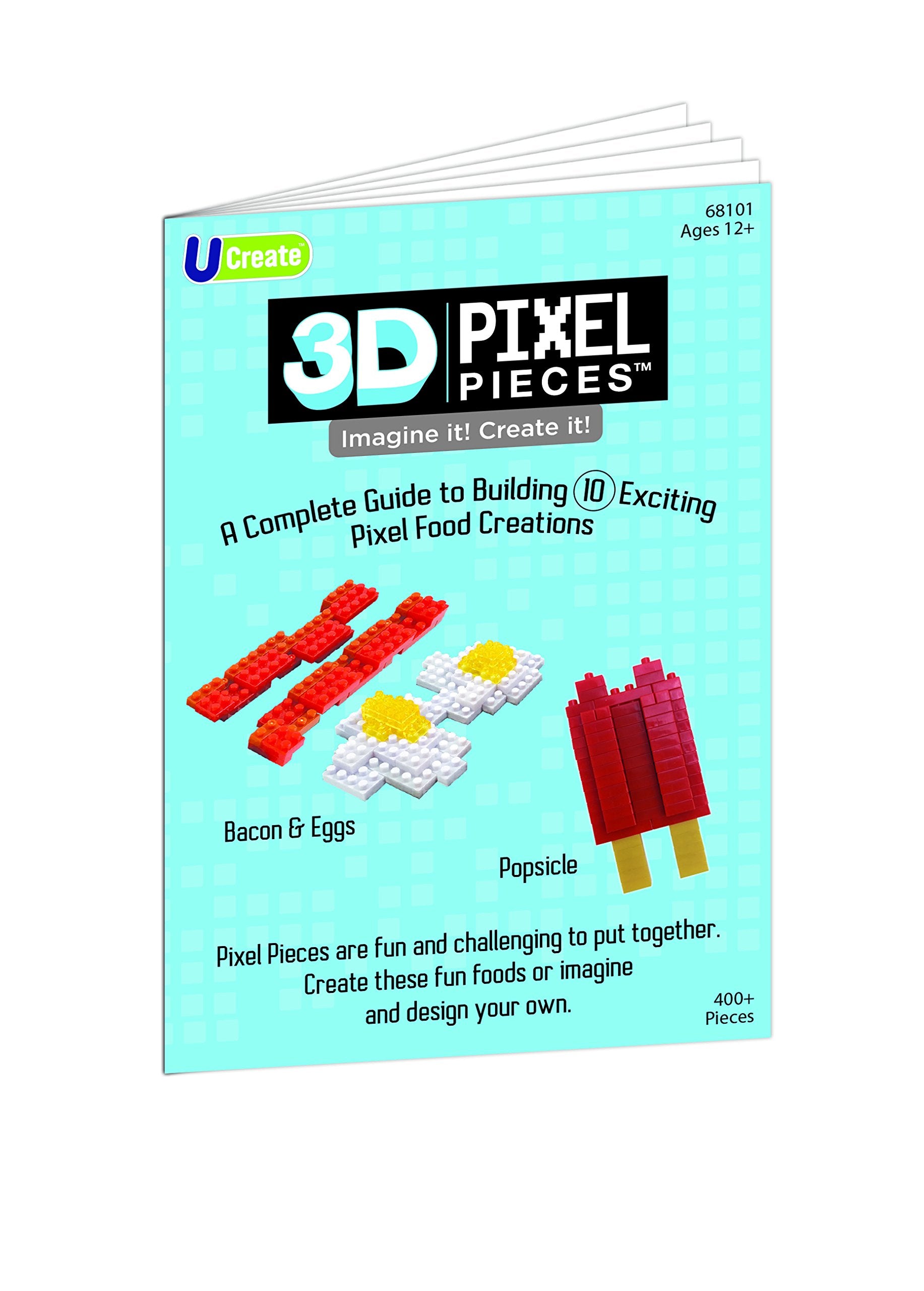 3D Pixel Pieces Food Creations Activity Kit