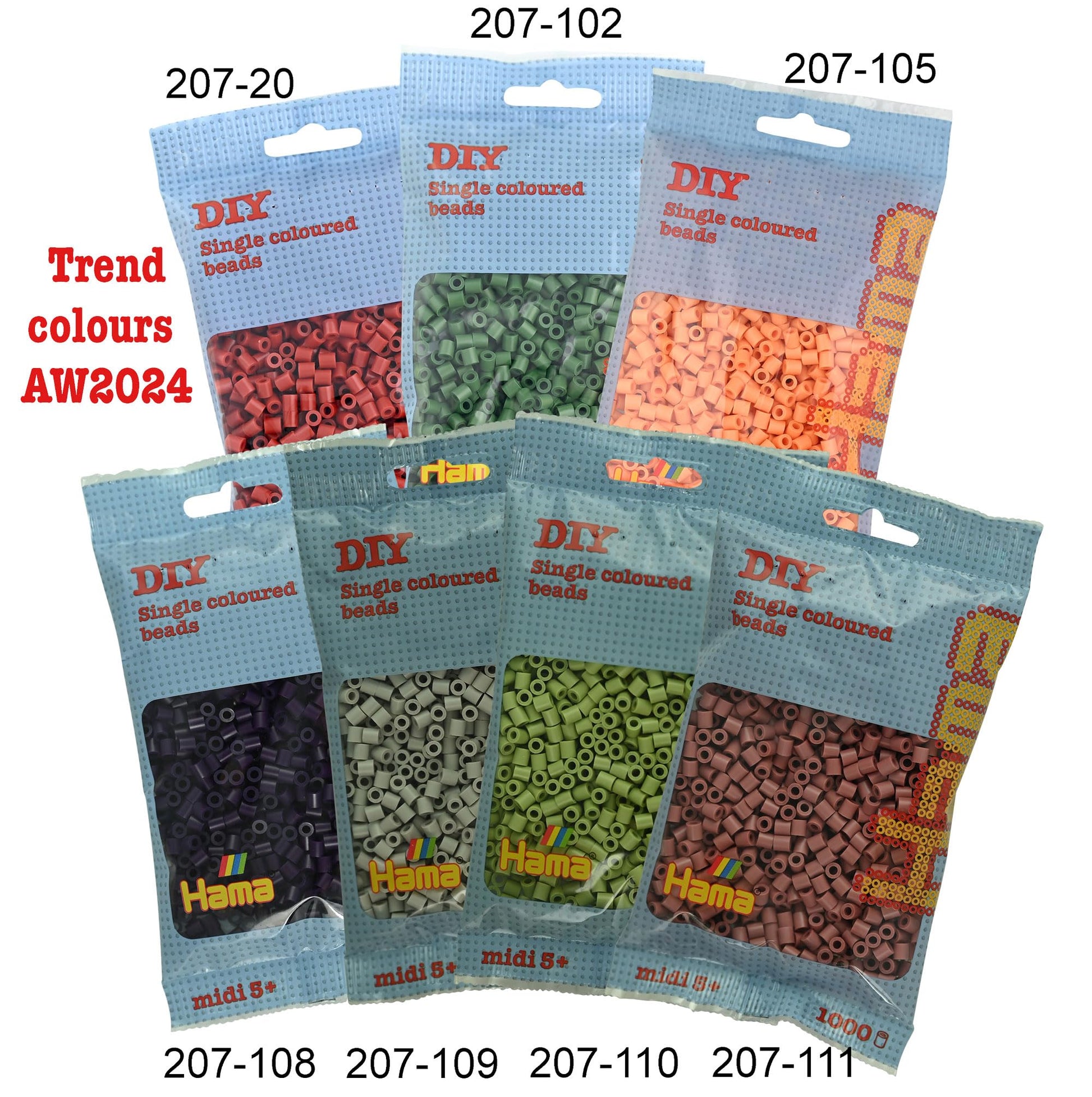 Hama Bead Bag - Approx. 1000 Midi Safety Beads Mosaic Decoration for Children from 5 Years Cloud Grey