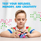 FLASHDASH Flashing Cube Electronic Memory and Brain Game - 4-in-1 Handheld Stem Toys for Kids - Cool Gadgets, Games for Boys and Girls - Fun Family