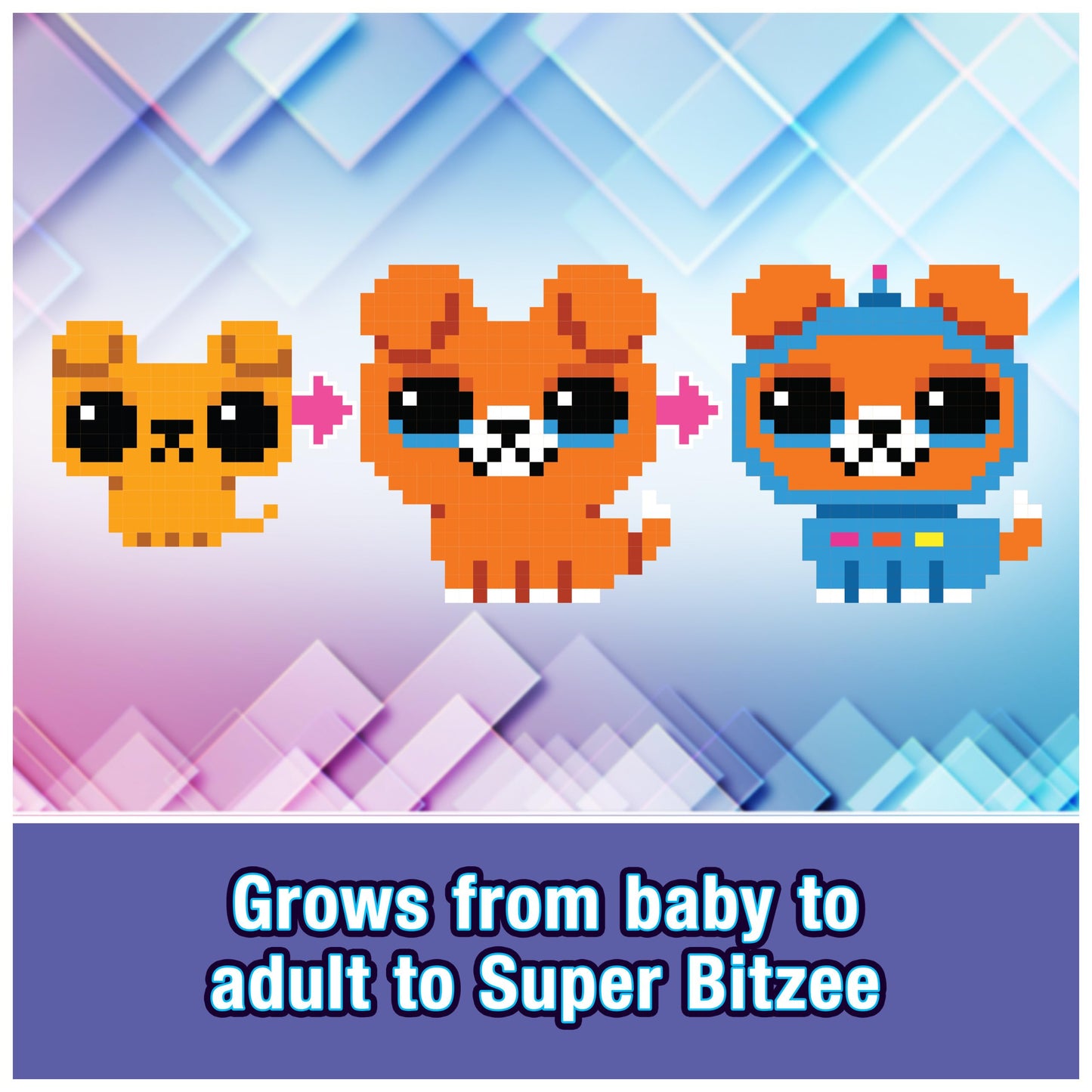 BITZEE, Interactive Toy Digital Pet with 15 Animals Inside, Virtual Electronic Pets React to Touch, Kids Toys for Girls and Boys