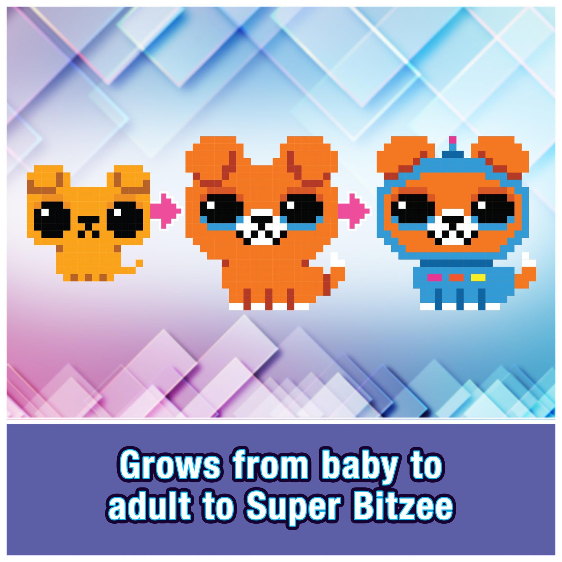 BITZEE, Interactive Toy Digital Pet with 15 Animals Inside, Virtual Electronic Pets React to Touch, Kids Toys for Girls and Boys