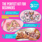 Barbie® Sewing Kit for Kids Ages 6-12 - Kids Sewing Kit | Sew Your Own Puppy & Kitten Felt Pet Stuffed Animal | Beginner Craft Gift for Girls