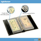 Lighthouse - Small Currency Album for Un-Graded Raw Banknotes and Currency Sleeves - Classic Leatherette Handmade 3-Ring Binder with 20 Pages