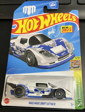 Hot Wheels Mad Mike Drift Attack 209/250 HW Exotics 5/10 New for 2023