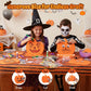 4E's Novelty Foam Pumpkins Craft (24 Pack) Large 8 Inch Foam Pumpkin Shapes Cutout Crafts for Kids Toddlers, Bulk Fall Halloween Craft Kits
