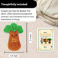 Kulture Games - Tree Stuffed Animal - Soft Baobab Tree Plush Toy for Kids & Adults - Cute Encouraging Tree Gift with Backpack Loop - Brown Green Tree