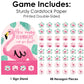 Big Dot of Happiness Pink Flamingo - Tropical Summer Party Scavenger Hunt - 1 Stand and 48 Game Pieces - Hide and Find Game