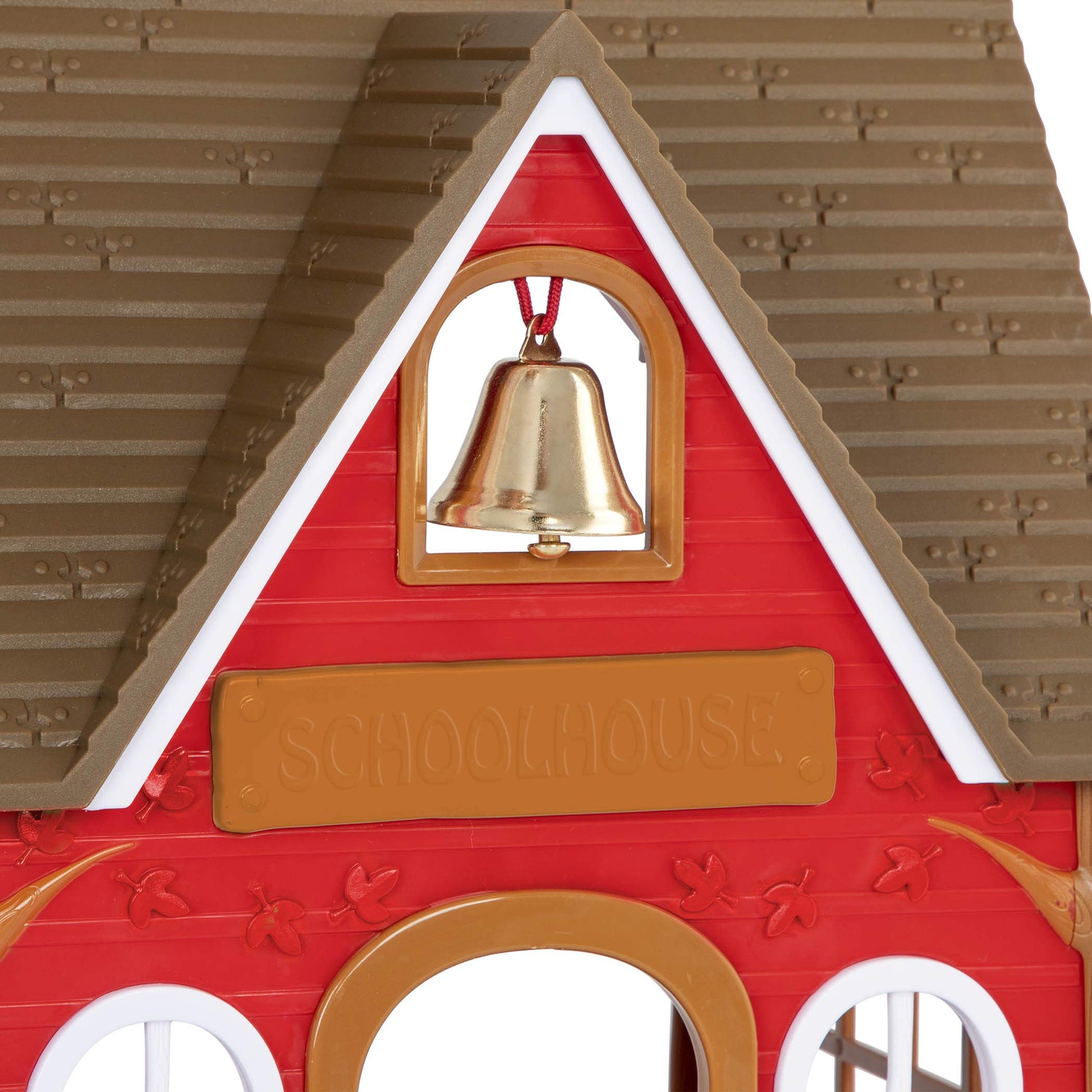 Li'l Woodzeez - Woodland Schoolhouse Dollhouse Playset with 1 Doll Figure, Miniature Furniture & Accessories - Encourages Imaginative Pretend Play