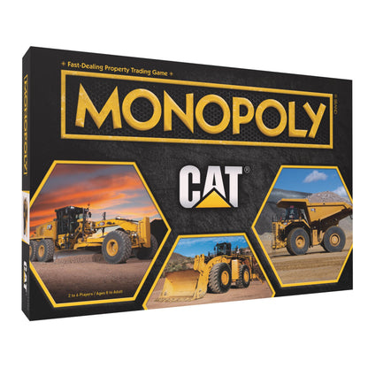 Monopoly Caterpillar | Play as Hard Hat, Tool Bag Work Boot & More | Officially Licensed and Collectible Monopoly Game Based On Caterpillar Company