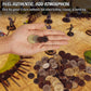 CZYY Metal Game Coins Set, 60 Fantasy Currency Tokens with Leather Pouch