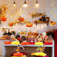 9 Pieces Thanksgiving Honeycomb Centerpiece Turkey Honeycomb Pumpkin Honeycomb Thanksgiving Table Centerpiece for Thanksgiving Table Decoration Autumn