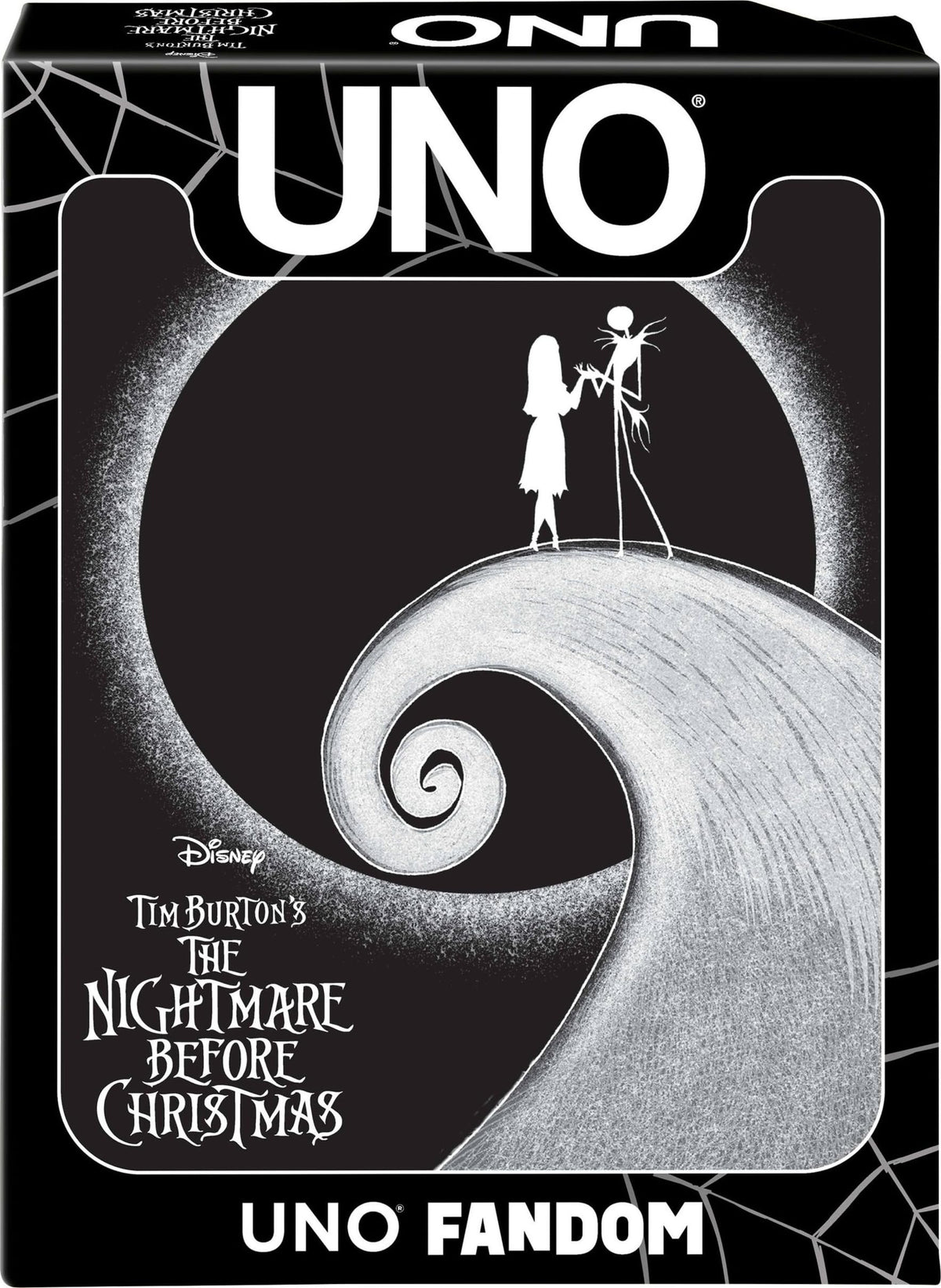 Mattel Games UNO Fandom Tim Burton's The Nightmare Before Christmas