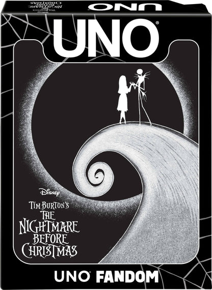 Mattel Games UNO Fandom Tim Burton's The Nightmare Before Christmas