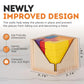 Zen Fun Wooden Brain Teaser Puzzle Cube - Montessori Toy Colorful Cube Puzzle for Kids Ages 5-7 and Easy Mind Puzzle for Adults - 20 Pieces