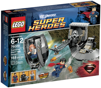 LEGO Superheroes Superman Black Zero Escape 76009 Interlocking Set
